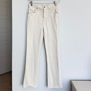Women's Crop Cream Daze Jeans size 24